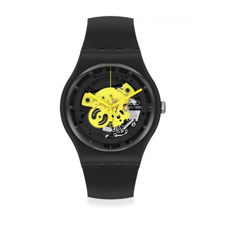 Swatch - Originals New Gent TIME TO YELLOW BIG SO32B111 Uhr