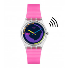 Swatch - Neon Pink Podium PAY! Damenuhren / Herrenuhren Online Shop - günstig kaufen bei Studer & Hänni AG