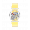 Swatch - Originals Gent CLEARLY YELLOW STRIPED GE291 Uhr